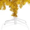 vidaXL Künstlicher Weihnachtsbaum Beleuchtung & Kugeln Gold 120 cm PET