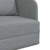 vidaXL Schlafsofa 60cm Hellgrau Stoff