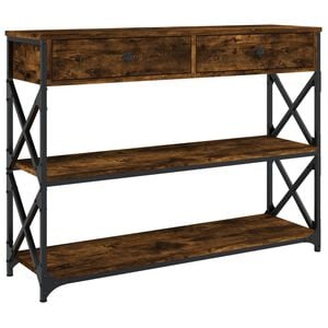 vidaXL Konsolentisch R&auml;uchereiche 100x28x75 cm Holzwerkstoff
