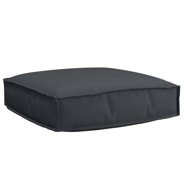 vidaXL Kissen Schwarz 60 x 60 x 12 cm Oxford-Stoff