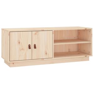 vidaXL TV-Schrank 105x34x40 cm Massivholz Kiefer