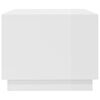 vidaXL Couchtisch Hochglanz-Weiß 102,5x55x44 cm Holzwerkstoff