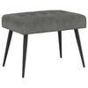 vidaXL Bank mit Knopfheftung Dunkelgrau 60 x 40 x 45 cm Samt
