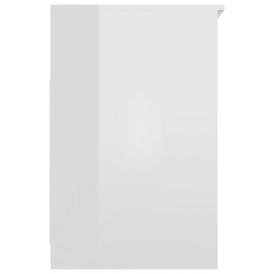 vidaXL Sideboard Schubladen Hochglanz-Weiß 40x50x76 cm Holzwerkstoff