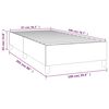 vidaXL Boxspringbettgestell Creme 100x200 cm Kunstleder