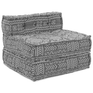 vidaXL Modulare Sofagarnitur Stoff Hellgrau 70 x 70 x 56 cm
