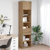vidaXL Highboard Artisan-Eiche 50 x 42,5 x 225 cm Holzwerkstoff