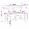 vidaXL Bank Outdoor Braun 119 x 44 x 76 cm Massives Kiefernholz