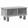 vidaXL TV-St&auml;nder 68,5 x 35 x 35 cm Sonoma-Grau Holzwerkstoff