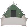 vidaXL Tipi Zelt mit Dach mit Speicher Gr&uuml;n 383 x 338 x 217 cm Taft