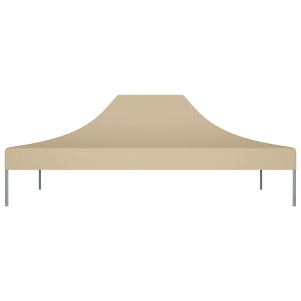 vidaXL Partyzelt-Dach 4x3 m Beige 270 g/m²