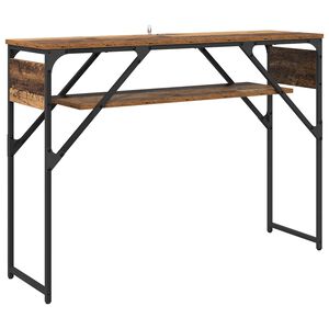 vidaXL Konsolentisch Altholz Holzwerkstoff 105x30x75cm