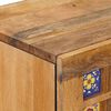 vidaXL Sideboard mit Schubladen Natur 40 x 33 x 75 cm Massivholz Mango