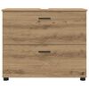 vidaXL Badezimmerschrank mit Speicher Artisan-Eiche 76,5 x 35 x 64 cm