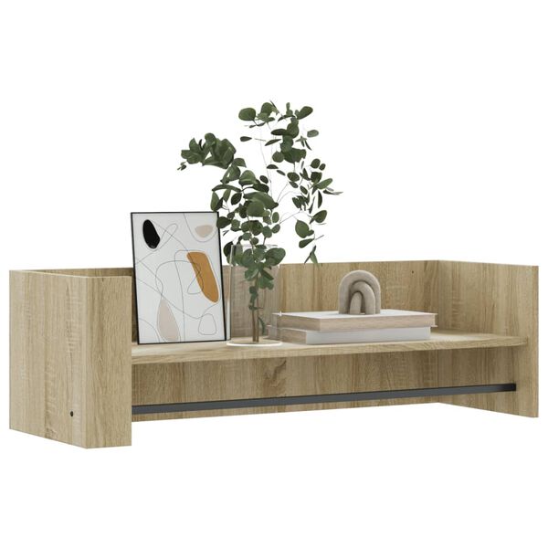 vidaXL Wandregal Sonoma-Eiche 100x35x30,5 cm Holzwerkstoff