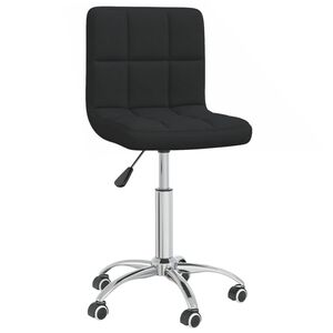 vidaXL B&uuml;rostuhl Drehbar Schwarz Stoff