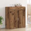 vidaXL Badschrank Altholz 80 x 42,5 x 93,5 cm Holzwerkstoff
