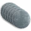 vidaXL Kissenbezug 6 stk. HEERLEN Himmelblau &Oslash; 60 cm Chenille-Stoff