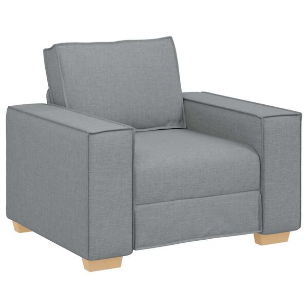 vidaXL Sofa Stuhl Hellgrau 100x78x84 cm Stoff