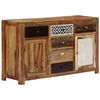 vidaXL Sideboard 140x40x80 cm Massivholz Akazie