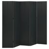 vidaXL 5-tlg. Raumteiler Schwarz 200x180 cm Stahl