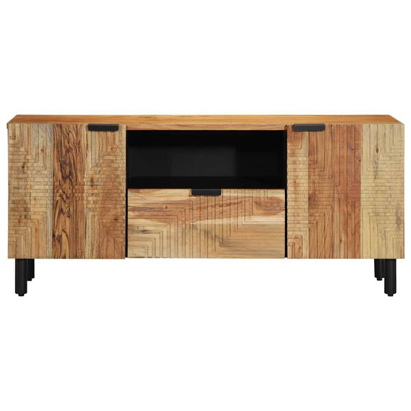 vidaXL TV-Einheiten Massivholz Akazie 105 x 33,5 x 46 cm Holzwerkstoff