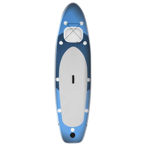 vidaXL SUP-Board-Set Aufblasbar Blau 300x76x10 cm