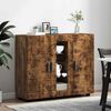 vidaXL Holzschrank Ger&auml;ucherte Eiche 88,5 x 30,5 x 73 cm Holzwerkstoff