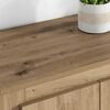 vidaXL Highboard mit Schubladen 3 pcs Artisan-Eiche Holzwerkstoff