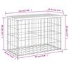 vidaXL Gartenbank aus Gabionen 63x31,5x42 cm Massivholz Douglasie