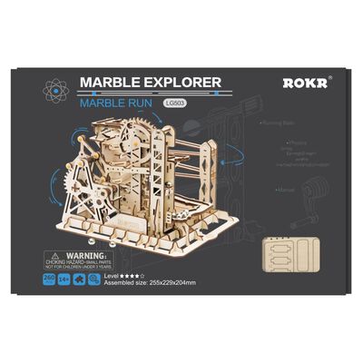 Robotime Murmelbahn Bausatz Marble Explorer
