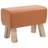 vidaXL Bank 60 x 30 x 45 cm Echtes Leder Braun