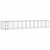vidaXL Outdoor-Hundezwinger Stahl 26,62 m&sup2;