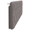 vidaXL Kopfteil-Kissen Taupe 160 cm Stoff