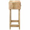 vidaXL Konsolentisch 90x32x75 cm Raues Massivholz Mango