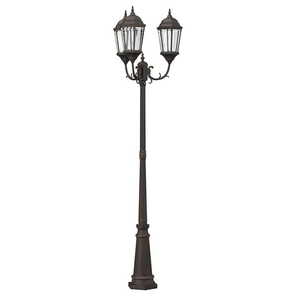 vidaXL Gartenlicht Bronze 235 cm Aluminium