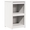vidaXL K&uuml;chenschrank MEPPEL Wei&szlig; 55 x 55 x 92 cm Massives Kiefernholz