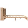 vidaXL Massivholzbett mit Regal ohne Matratze 180x200 cm Kiefer