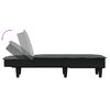 vidaXL Chaiselongue Dunkelgrau Stoff