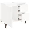 vidaXL Badschrank Weiß 65x33x60 cm Holzwerkstoff