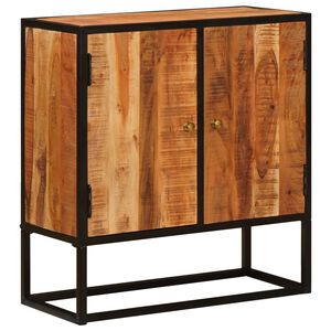 vidaXL Sideboard mit T&uuml;r Beta Natur 70 x 30 x 75 cm Massives Akazienholz