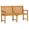 vidaXL Gartenb&auml;nke 1-Sitzanzahl 150 x 55,5 x 90 cm Massivholz Akazie