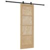vidaXL Schiebet&uuml;r ORKDAL 73,5 x 211 cm Massives Kiefernholz Natur