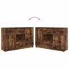 vidaXL Sideboard Ger&auml;ucherte Eiche 100 x 30 x 65,6 Holzwerkstoff
