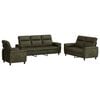 vidaXL Sofa-Set 3 pcs Olivegr&uuml;n Kunstwildleder