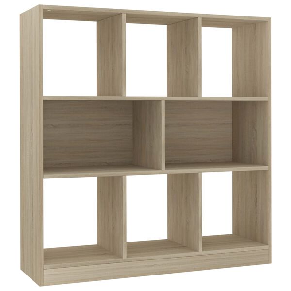 vidaXL Bücherregal Sonoma-Eiche 97,5x29,5x100 cm Holzwerkstoff