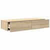 vidaXL Wandregal mit Schubladen Sonoma-Eiche 100x36x19cm Holzwerkstoff