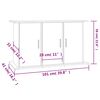 vidaXL Aquariumst&auml;nder Grau Sonoma 101x41x58 cm Holzwerkstoff