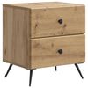 vidaXL Nachttisch Artisan-Eiche 43 x 34,5 x 47,5 cm Holzwerkstoff
