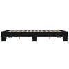 vidaXL Bettgestell Schwarz 150x200 cm Holzwerkstoff und Metall